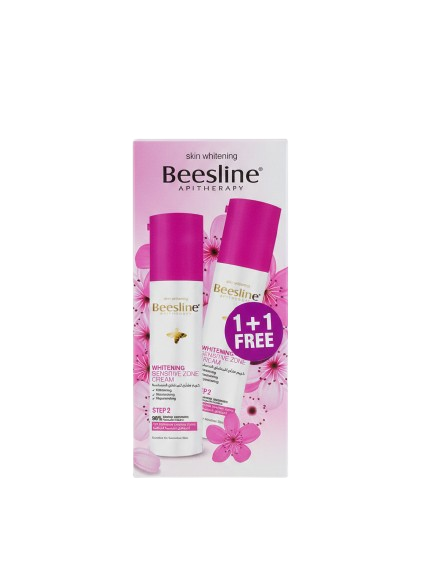 Beesline Whitening Sensitive Zone Cream 1+1 Free offer.