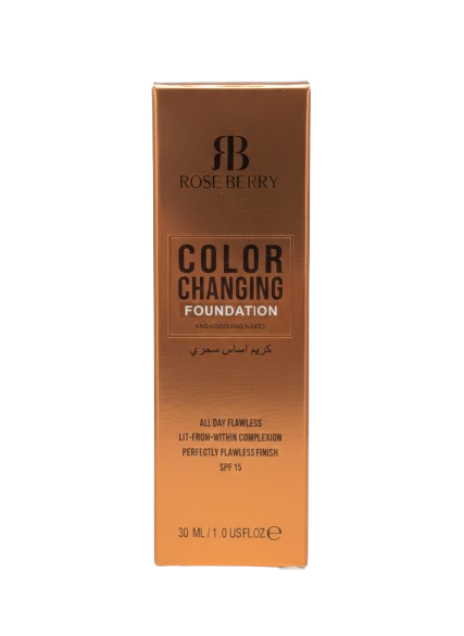 Rose Berry Color Changing Foundation