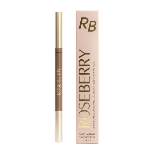 Rose Berry Brows On Demand Dual-Ended Brow Pencil