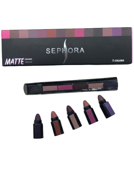 Sephora Collection Matte Lipstick 5 Colors Set