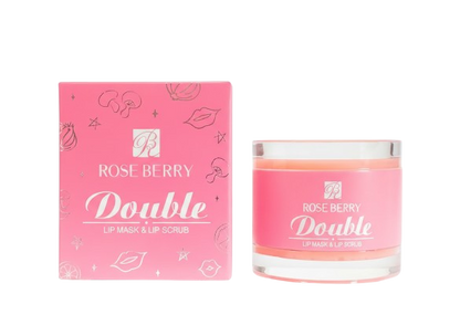 Rose Berry Double Lip Mask & Lip Scrub