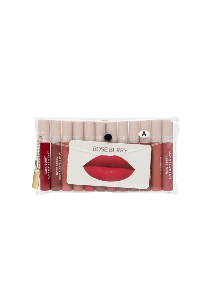 Rose Berry Soft Matte & Cady Lipsticks Set