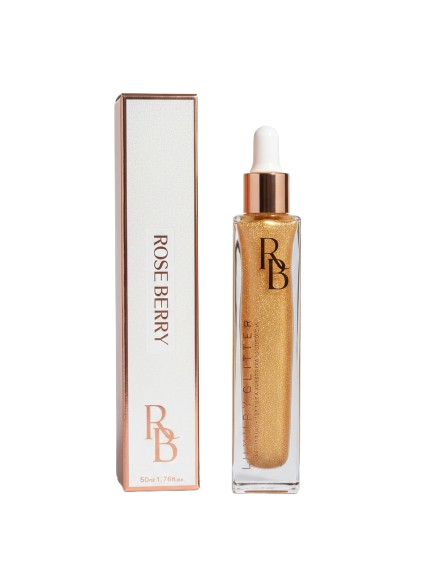 Rose Berry Luxury Glitter Highlighter Oil