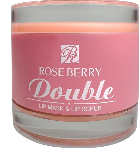 Rose Berry Double Lip Mask & Lip Scrub