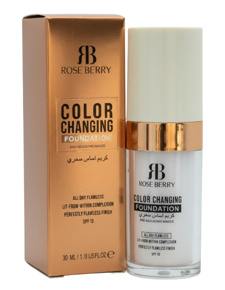 Rose Berry Color Changing Foundation