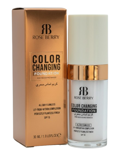 Rose Berry Color Changing Foundation