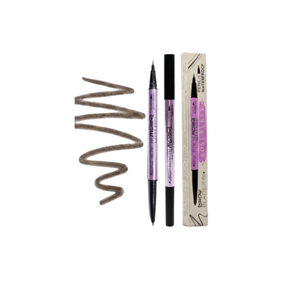 Rose Berry 2 in 1 Eyebrow Pencil – R02 Dark Brown